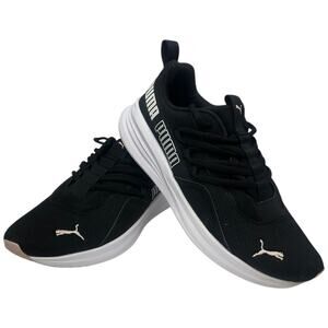 PUMA Womens Star Vital Refresh Sneaker Black Pink Size 7.5